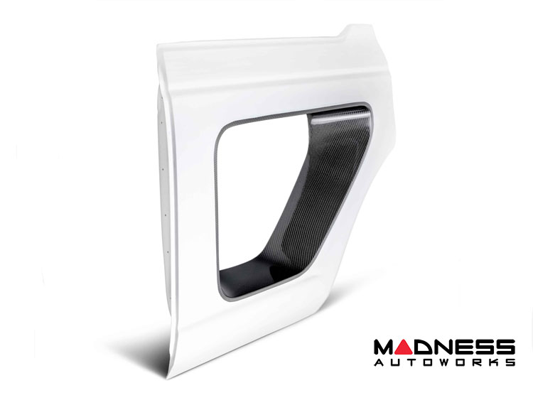 Ford Bronco Halo Doors - Anderson Composites - 4 Door - Fiberglass with Carbon Fiber Inserts - Rear